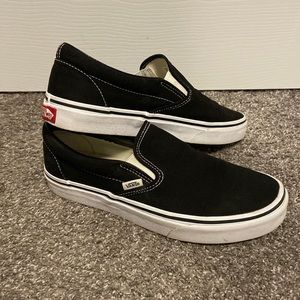Black Slip-On Vans
